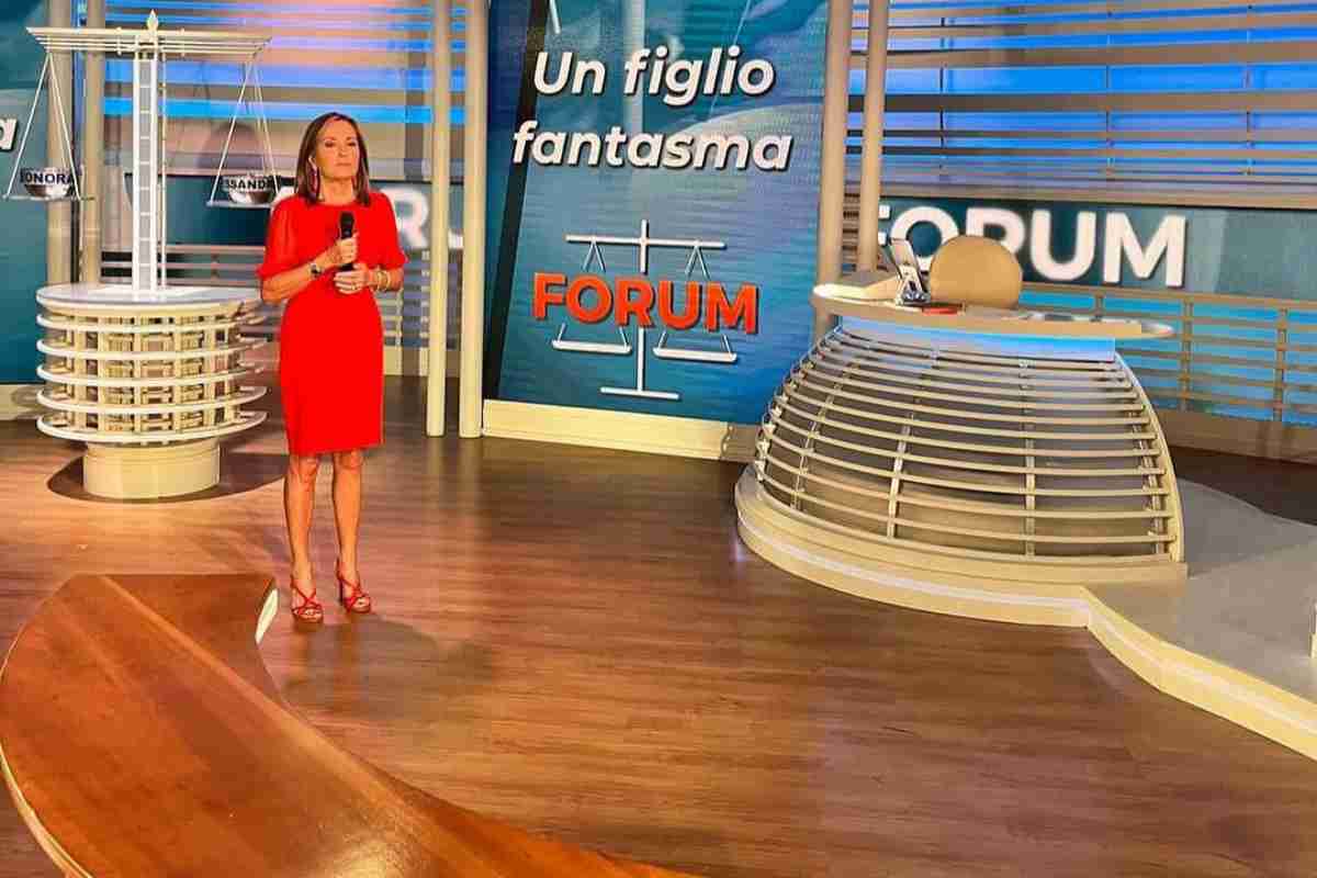 Forum, scena imbarazzante che ha agghiacciato la Palombelli